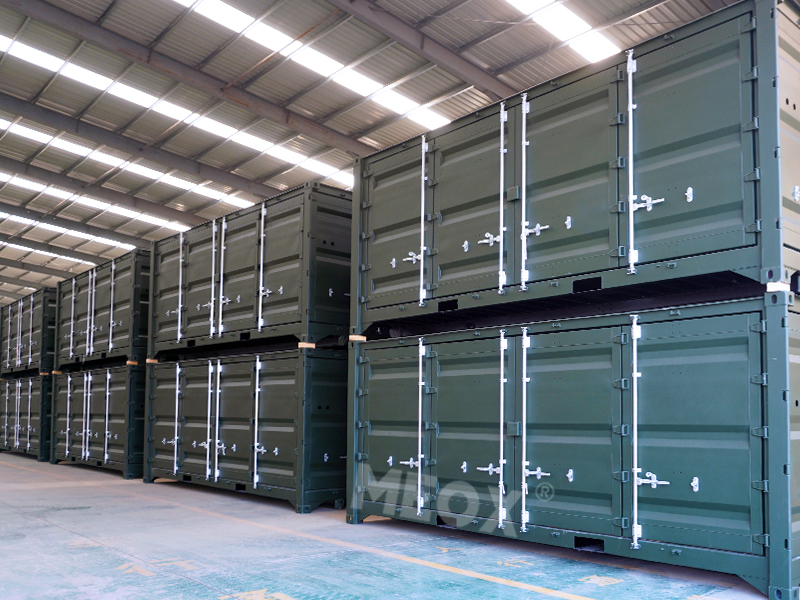 綠色側(cè)開(kāi)特種集裝箱